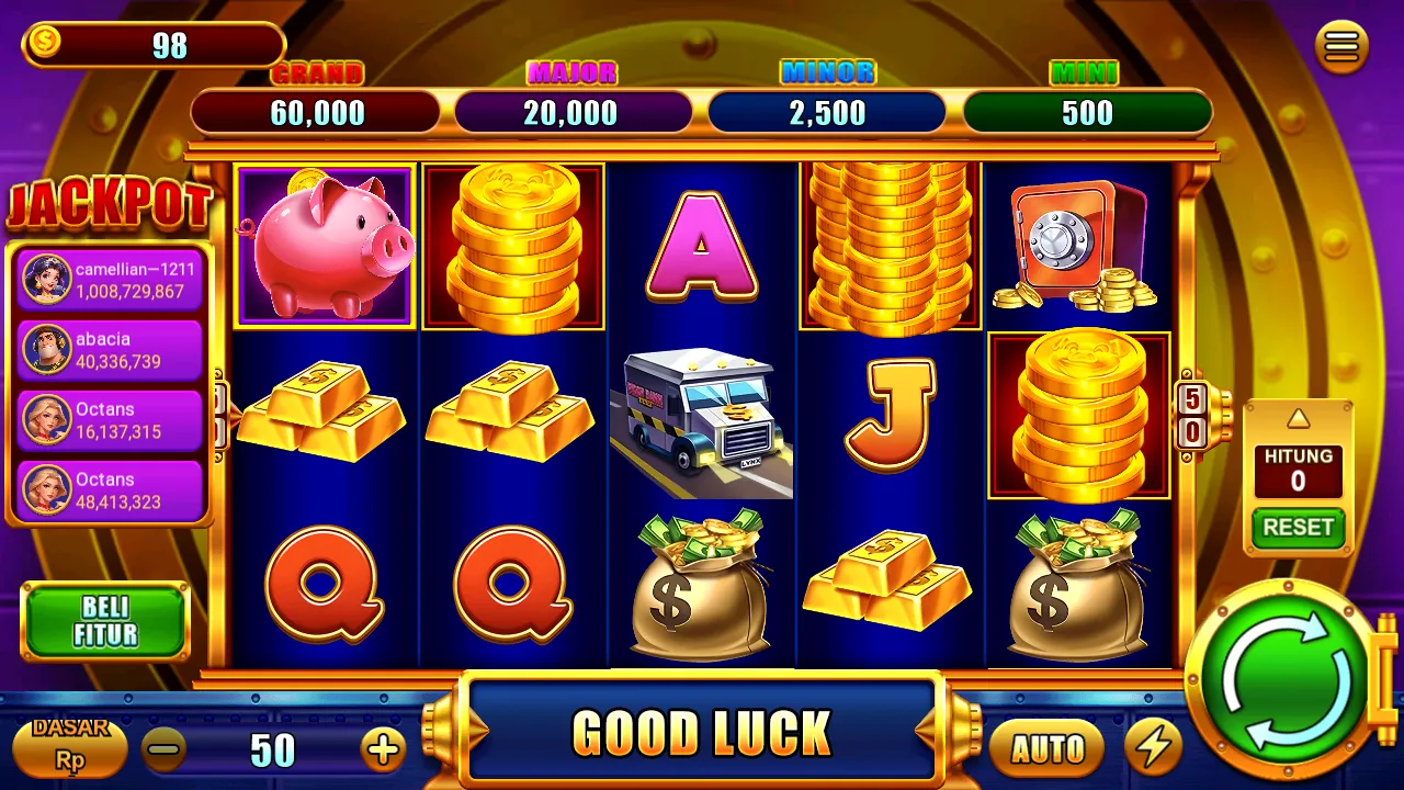 Deposit slot via Dana
